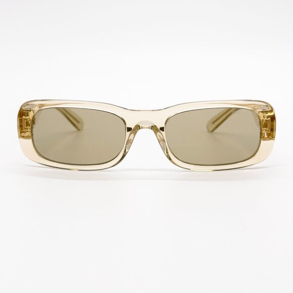 NEW MIU MIU SMU 08Z 11T40F SQUARE WOMEN SUNGLASSES MU08ZS NUDE EYEWEAR MU 08ZS - Picture 4 of 10